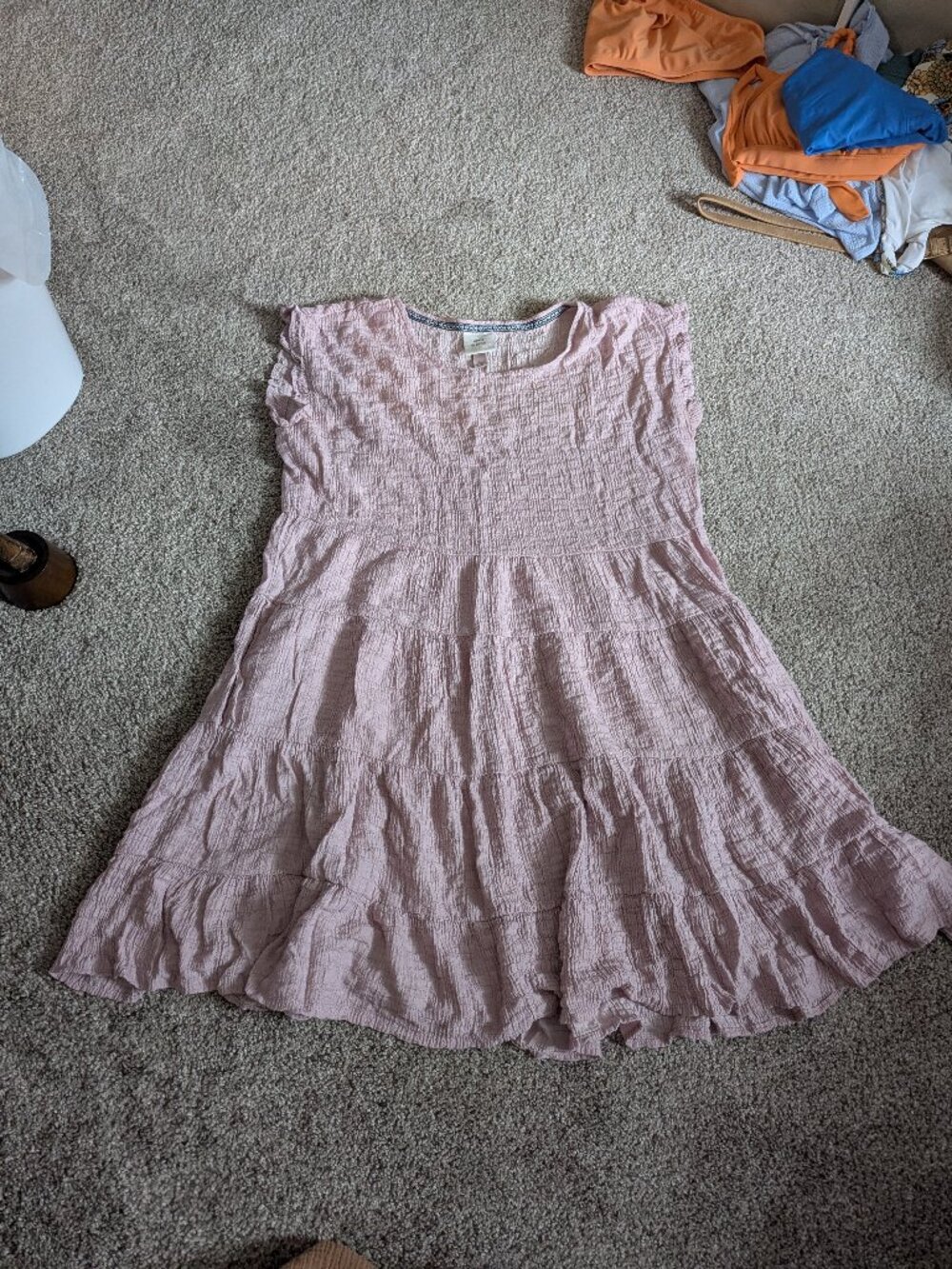 Lavender Mini Swing Dress
